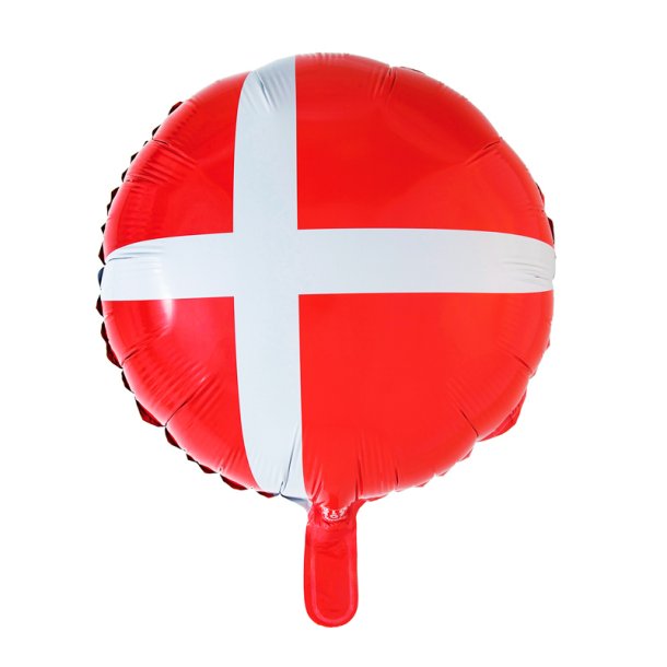 Folieballon med Dannebrog