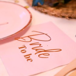 Pink servietter 16 stk. - Bride to be