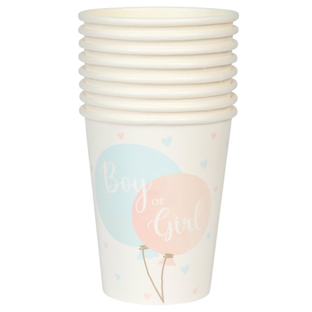 Papkrus til Babyshower 8 stk. 