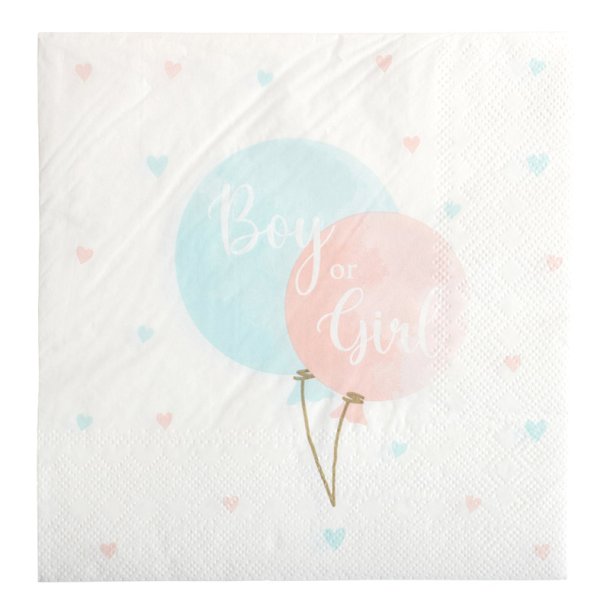 Servietter til Babyshower 16 stk. 