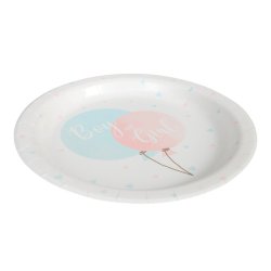Paptallerkner til Babyshower - 23 cm. 8 stk. 