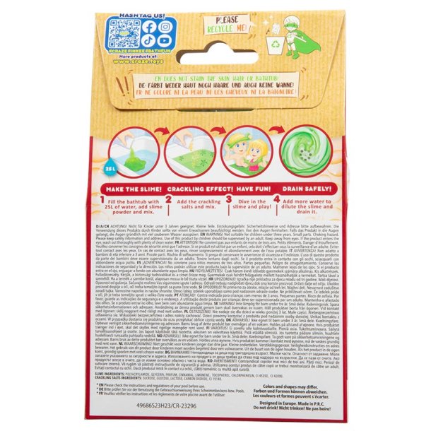 Inkee badeslim Dino  med cola-duft