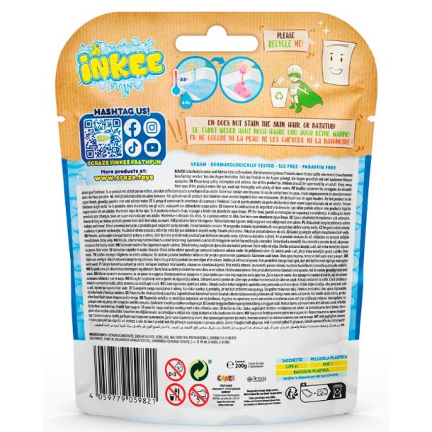 Inkee badebomber Galupy Unicorn