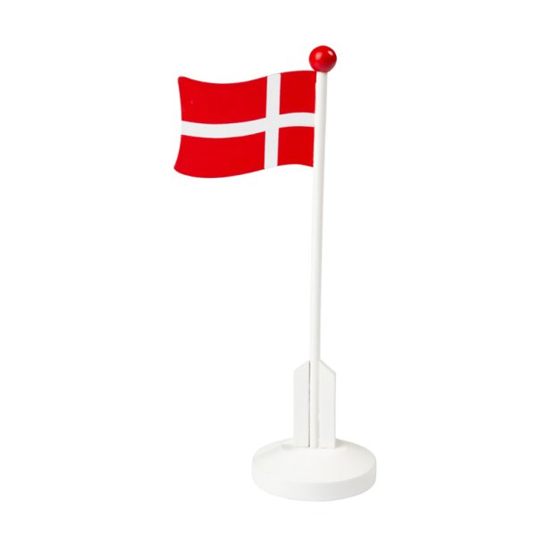 Trflag med fod 24 cm.