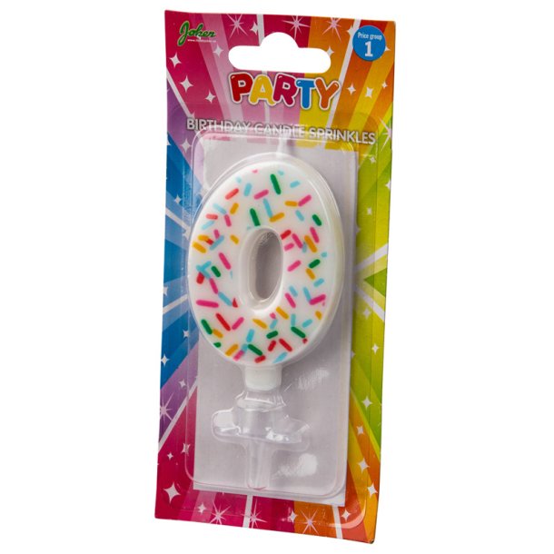 Fdselsdagslys med tallet 0