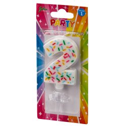 Fdselsdagslys med tallet 2