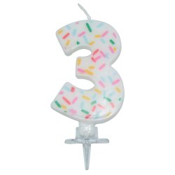 Fdselsdagslys med tallet 3