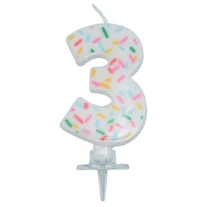 F�dselsdagslys med tallet 3