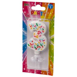 Fdselsdagslys med tallet 3