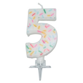 F�dselsdagslys med tallet 5