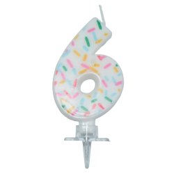 Fdselsdagslys med tallet 6