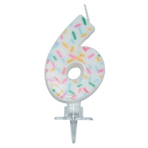 F�dselsdagslys med tallet 6