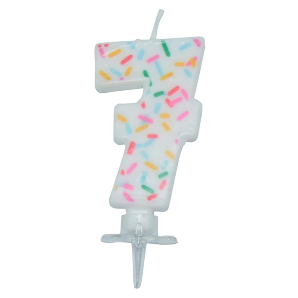 Fdselsdagslys med tallet 7