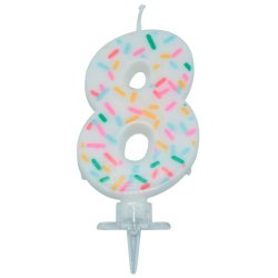 Fdselsdagslys med tallet 8