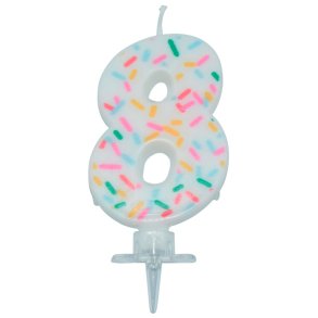 F�dselsdagslys med tallet 8