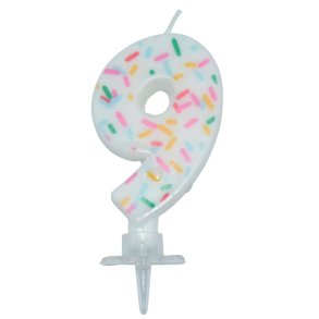 F�dselsdagslys med tallet 9