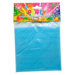 Servietter - 20 stk. lysebl