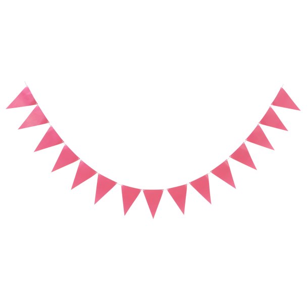 Vimpelguirlande med lyserde flag