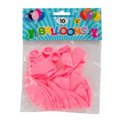 Balloner - 10 stk. pink