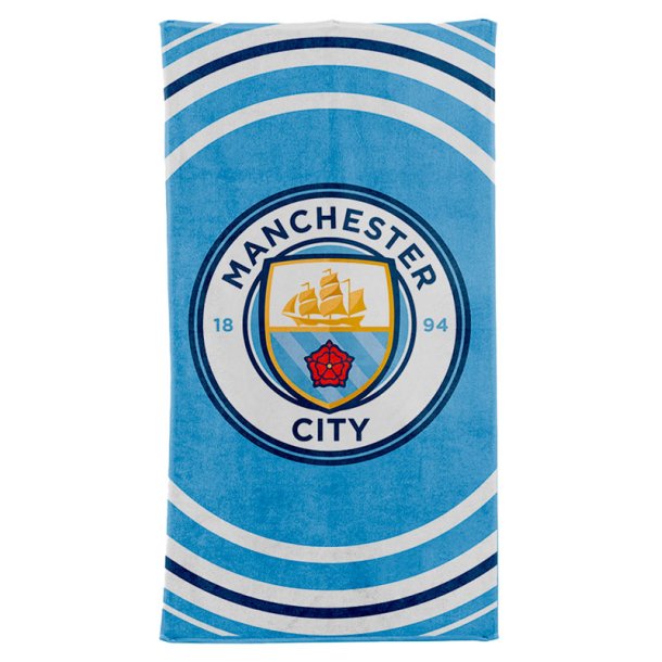 Manchester City badehndklde 70 x 140 cm.