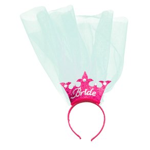 Bride to Be diadem med krone og sl�r