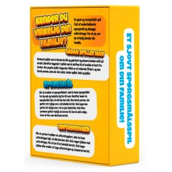 Kender du virkelig din familie? Sjovt familiespil