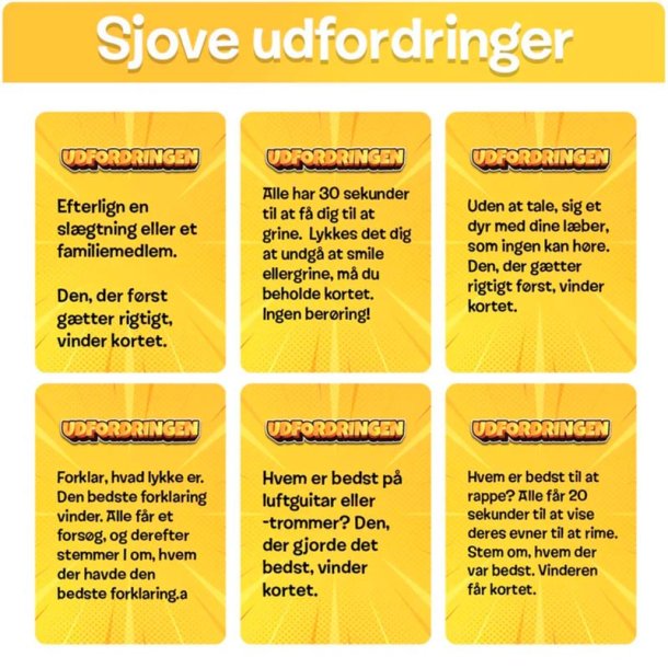 Kender du virkelig din familie? Sjovt familiespil