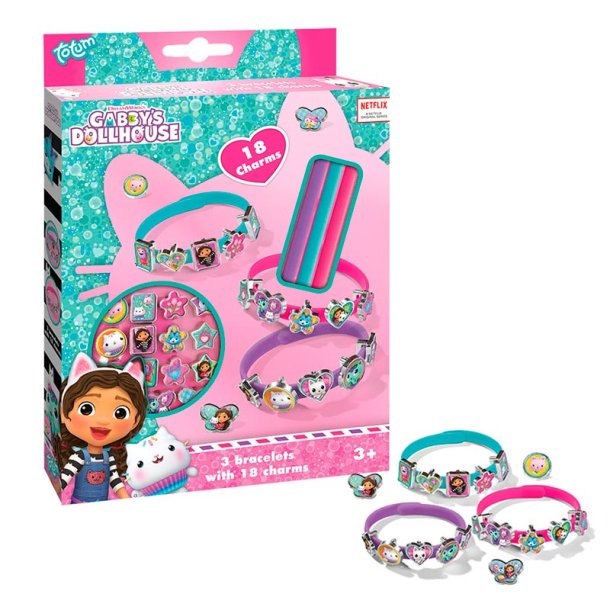 Gabbys Dollhouse armbnd med charms