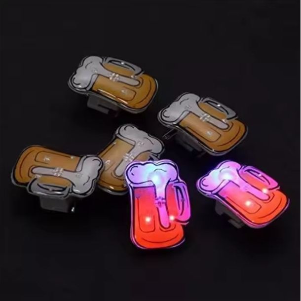 Broche Pins lkrus Blinkede LED