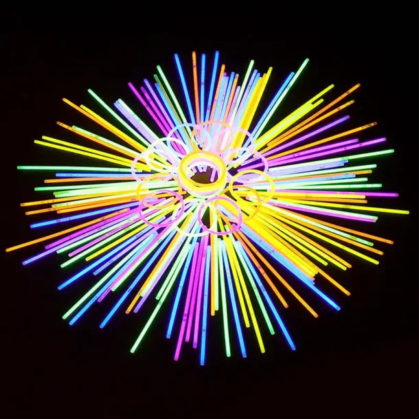 100x Selvlysende Neon Knklys