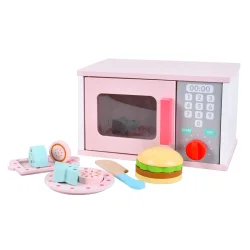 Tr Mikroblgeovn Legetj med Tilbehr  Perfekt til Brns Legekkken