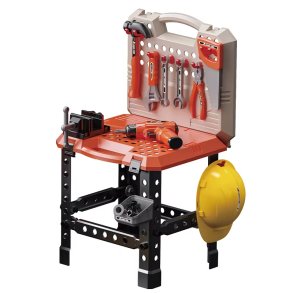 2-i-1 verkstadsbord med verktygslda