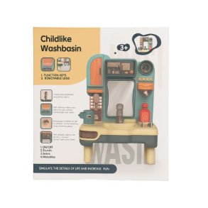 Elektronisk lekvask med vatten och ljus