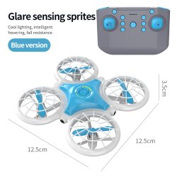 Fjernstyret Mini Drone med LED-lys og Sensorstyring  (6 r+)