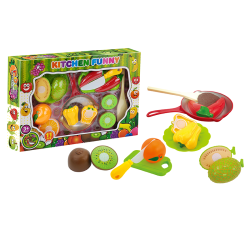 Legemad i plastik med 11 Dele