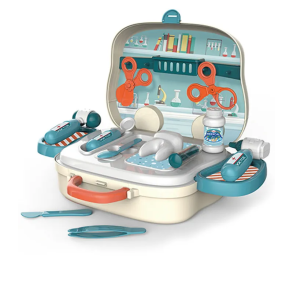 Lgetaske til brn  Sjovt doktorst med tilbehr