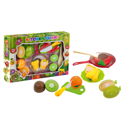 Legemad i plastik med 11 Dele