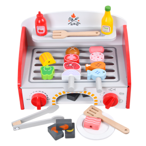 Tr�leksaksgrill - BBQ Grilllekset