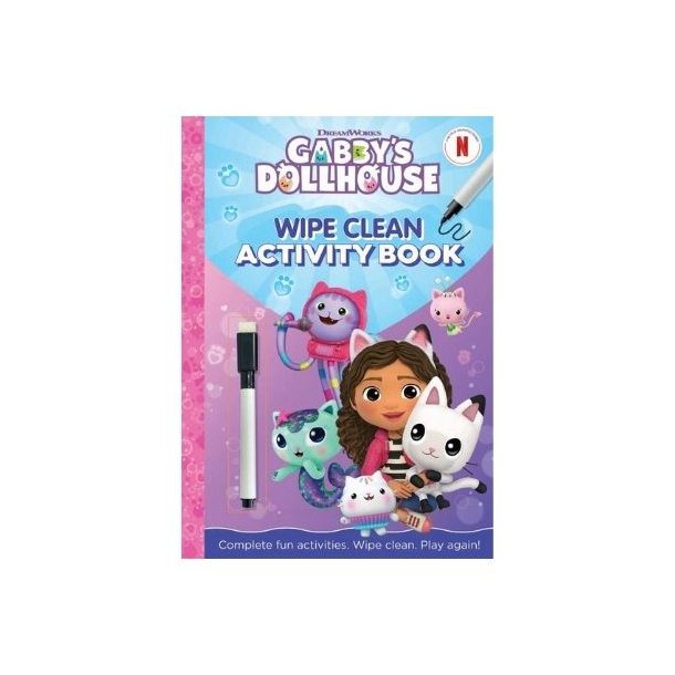  Gabby's Dollhouse Wipe Clean Book