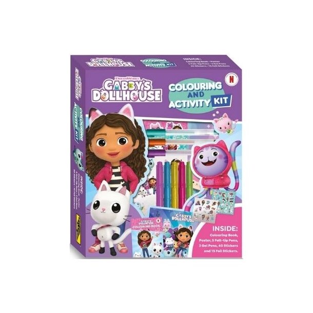  Gabby's Dollhouse Colouring &amp; Activity Kit