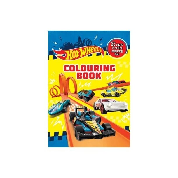 Hot Wheels Colouring Book