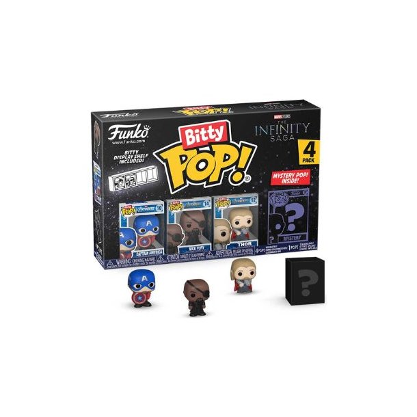 FUNKO BITTY POP: Marvel - Captain America 4pk