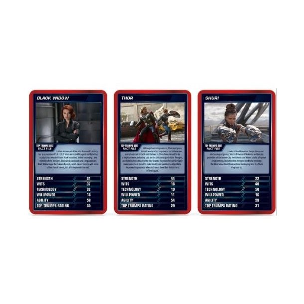 Topp Trumps Marvel-filmer
