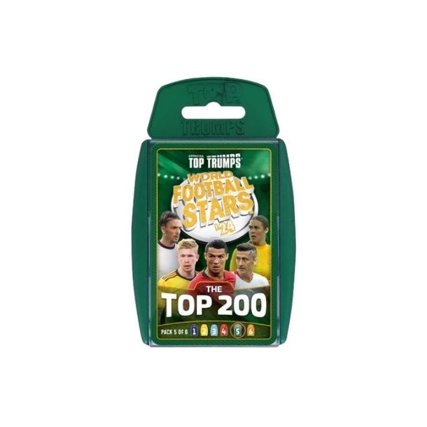 Top Trumps World Football Stars Top 200 - Pak 5