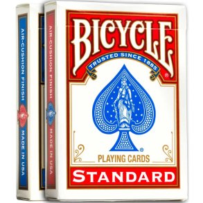 Motorcykel Standardkort - 2-pack rda och bl spelkort