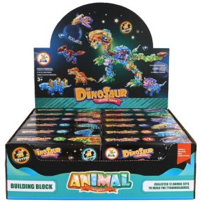 Klossar Dinosaurier 12 blandade