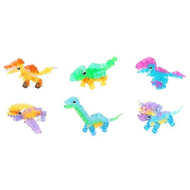 Blocks Dinosaur 12 assorterede