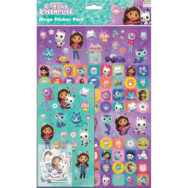 Gabbys Dollhouse - Mega Stickerst