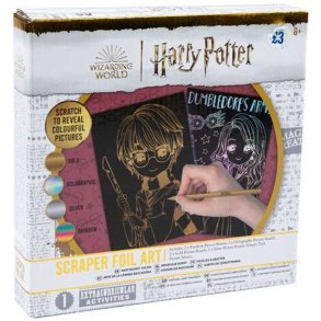 Harry Potter Skrapfoliekonst