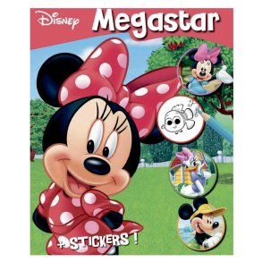 Megastar malebog med Minnie Mouse samt stickers